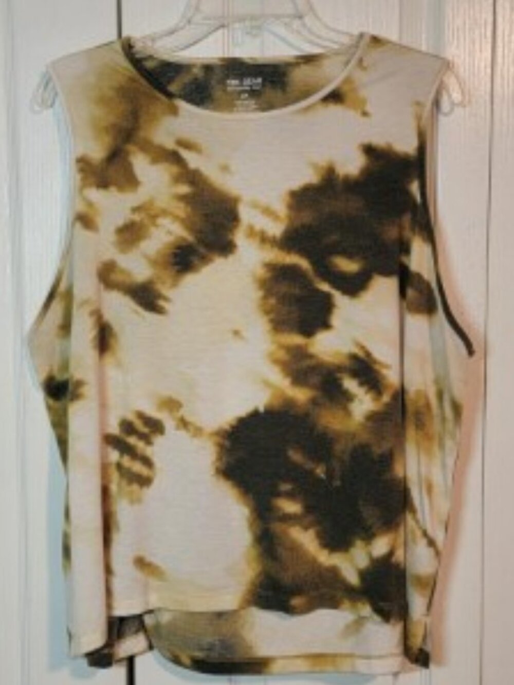 Tek Gear Women’s 2X Tie Dye Tank Top Open Back Cutout Sleeveless